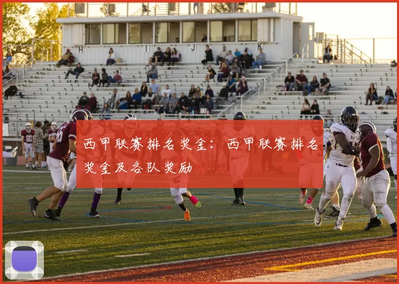 西甲联赛排名奖金：西甲联赛排名奖金及各队奖励